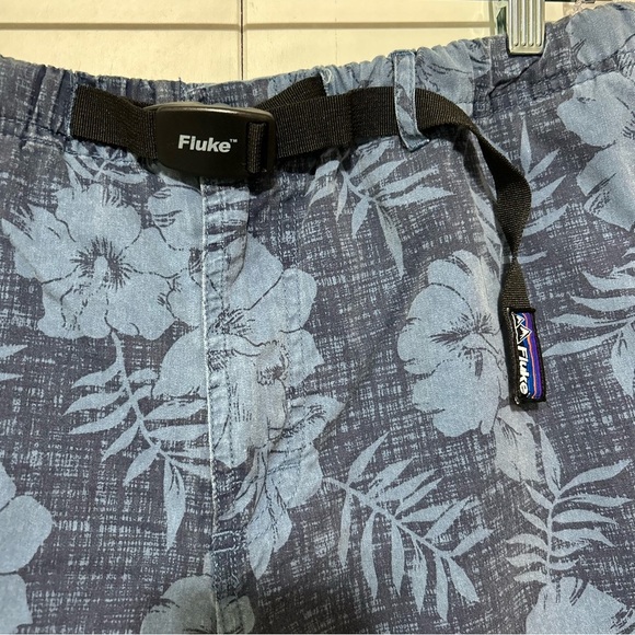 Fluke Men Hibiscus Outdoor Boardshorts Adjustable Clasp Drawstring Belt Size XL - Picture 3 of 15